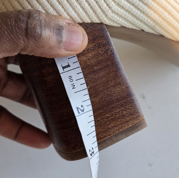 Steven New York by steve Madden Booties Women 10M Neta Cream Knit Ankle - Picture 10 of 15